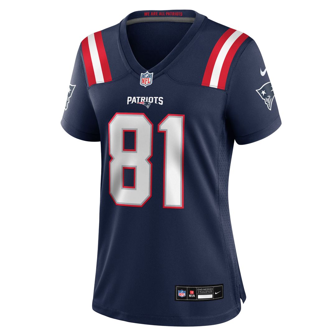CJ Dippre New England Patriots Women's Team Game Jersey - Navy
