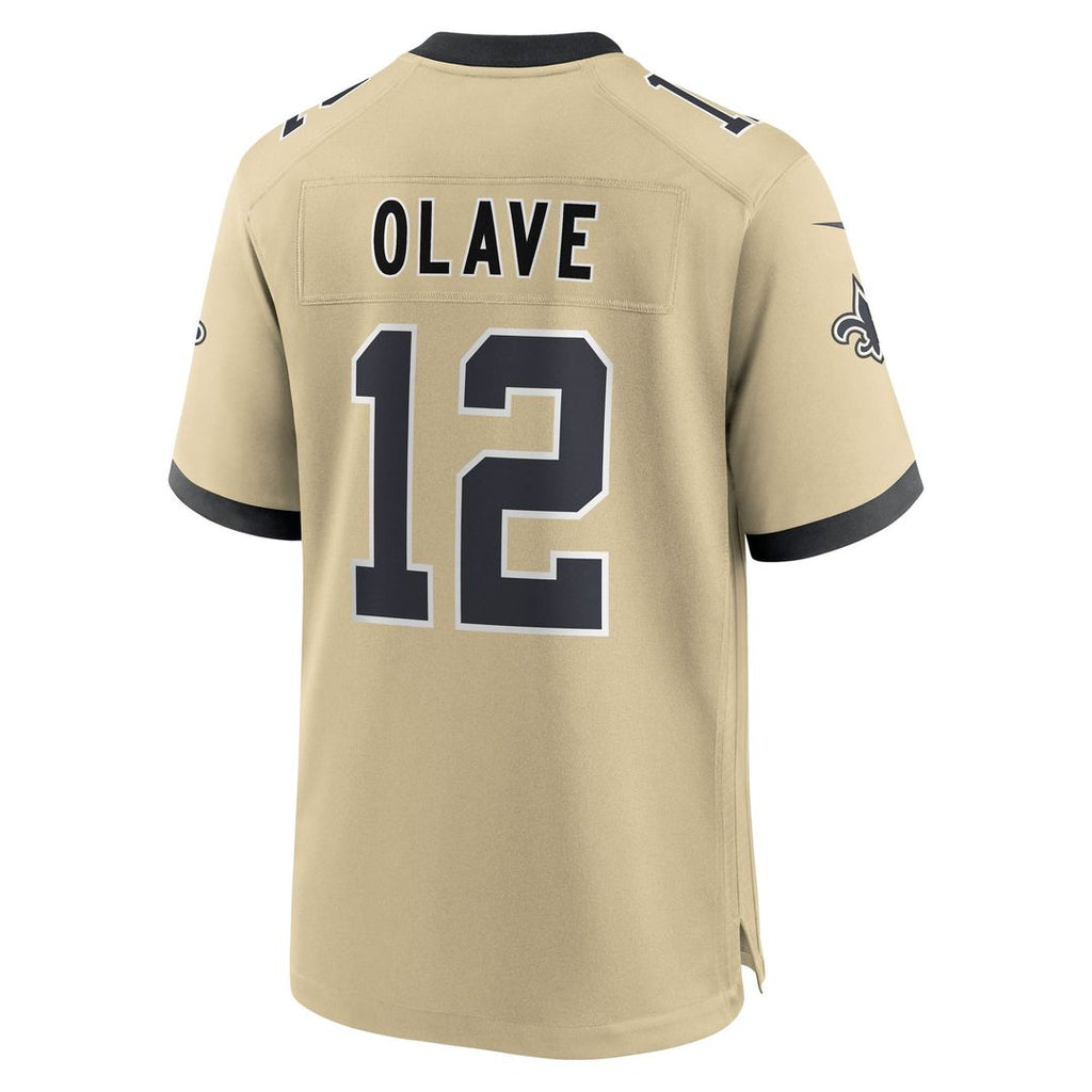 Chris Olave New Orleans Saints Youth Game Jersey - White
