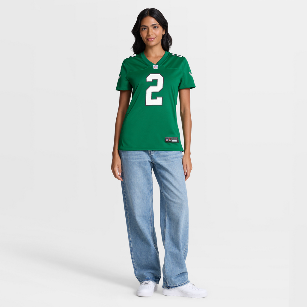 Tariq Woolen Philadelphia Eagles Women's Alternate Game Jersey - Kelly Green