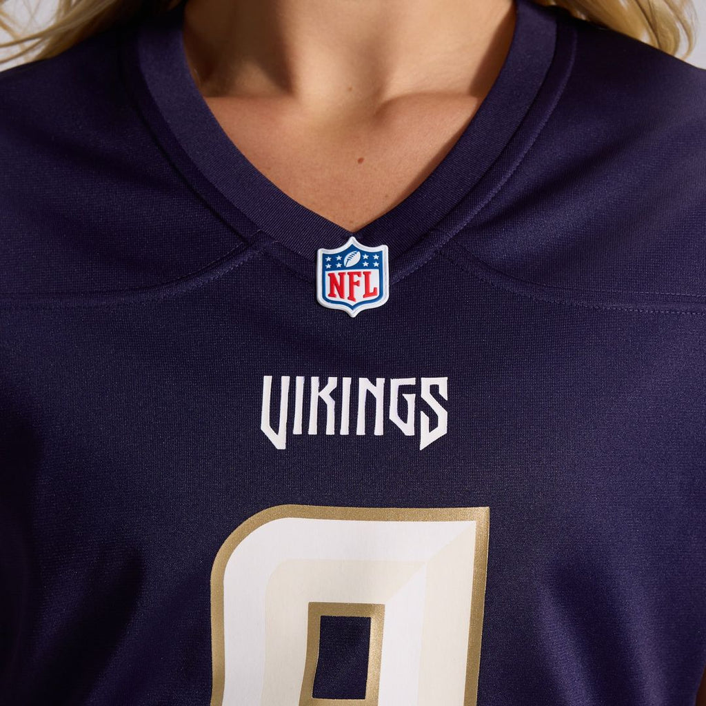 J.J McCarthy Minnesota Vikings Women's 2026 Rivalries Collection Game Jersey - Purple