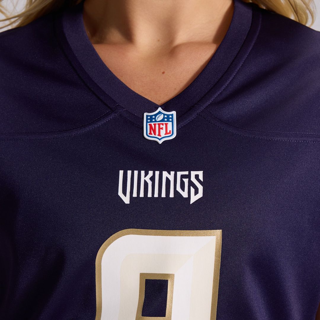 J.J McCarthy Minnesota Vikings Women's 2026 Rivalries Collection Game Jersey - Purple