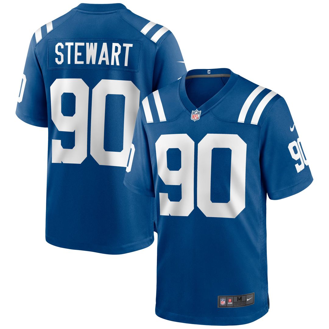 Grover Stewart Indianapolis Colts Game Jersey - Royal