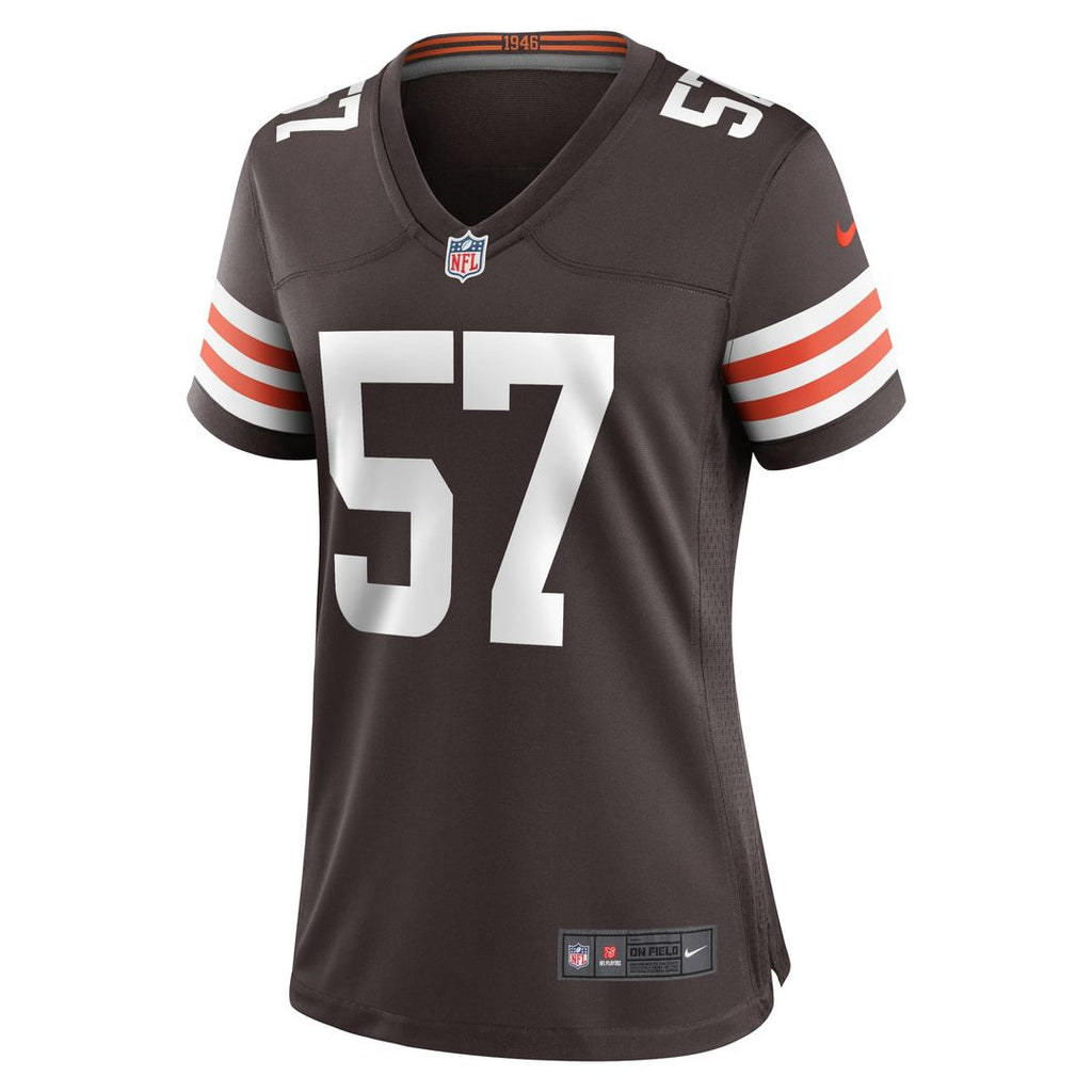 Isaiah McGuire Cleveland Browns Women's Team Game Jersey - Brown