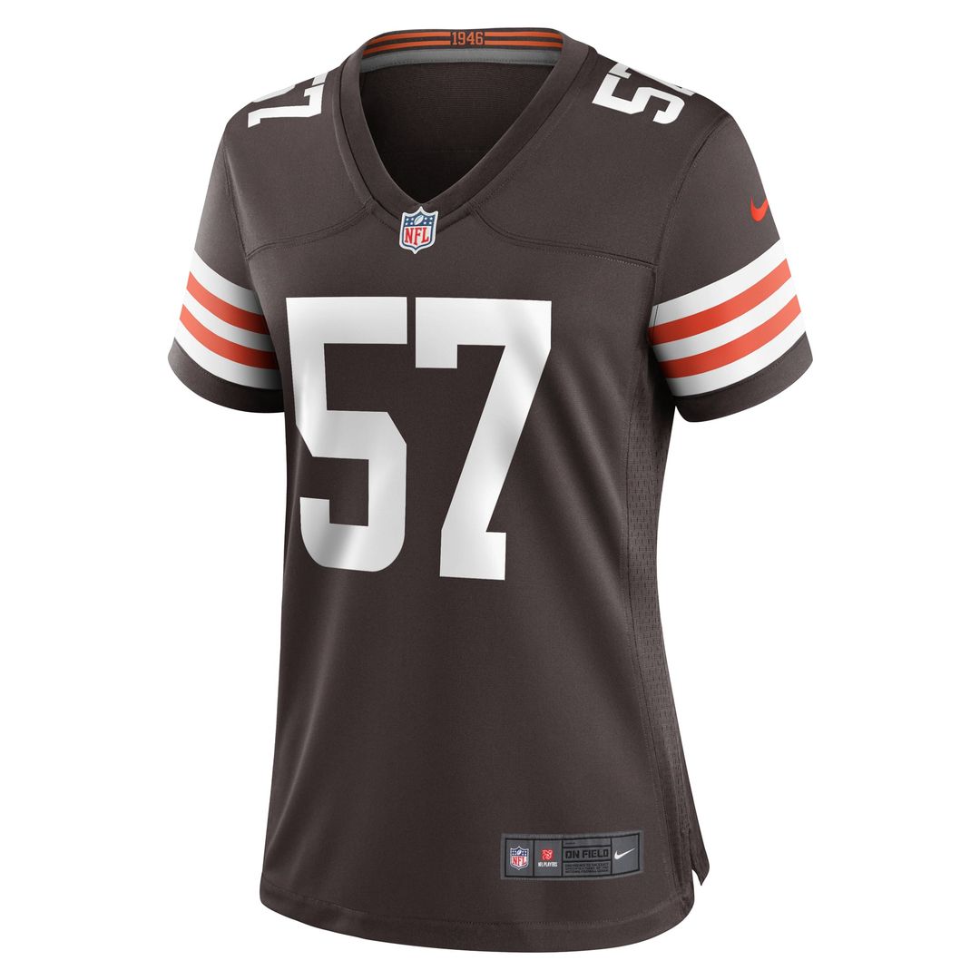 Isaiah McGuire Cleveland Browns Women's Team Game Jersey - Brown