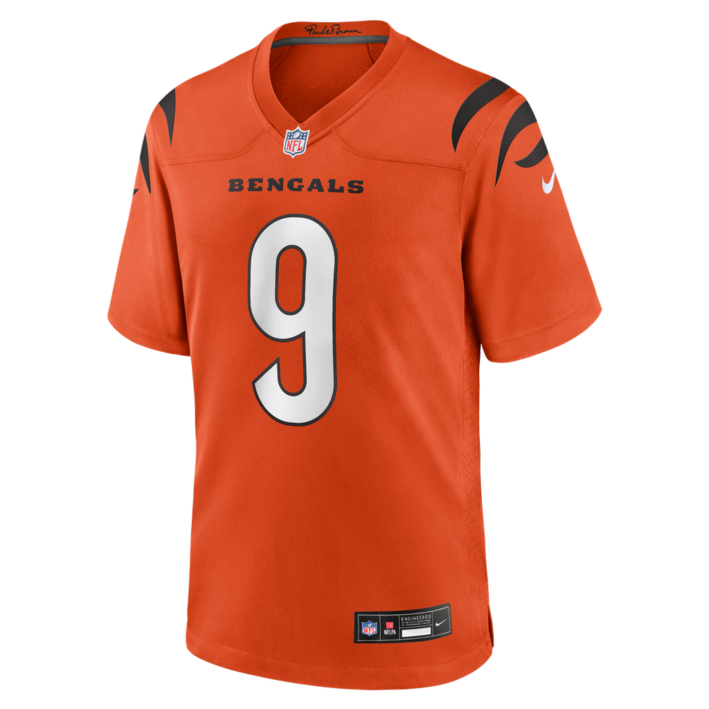 Joe Burrow Cincinnati Bengals Player Game Jersey - Black