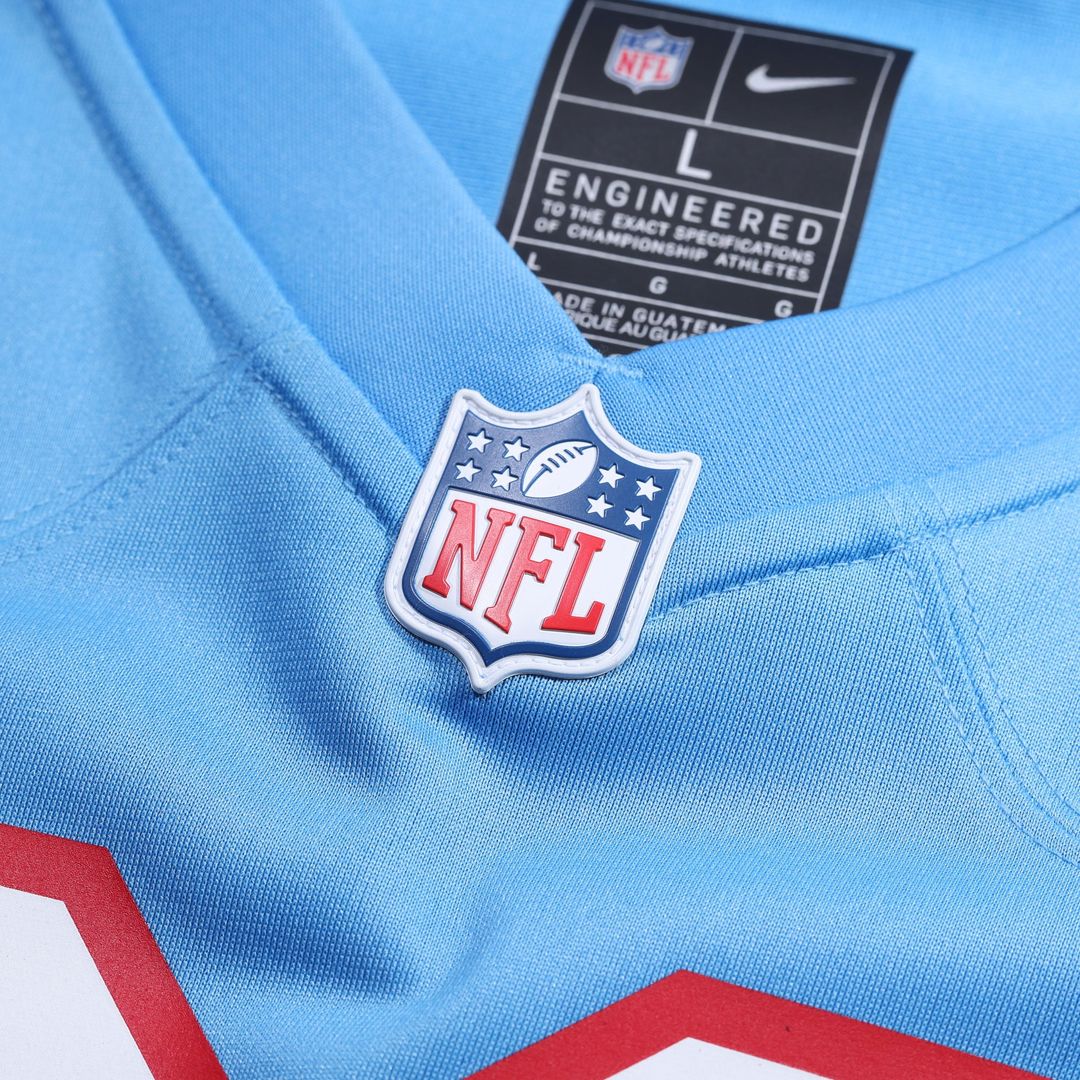 Eddie George Tennessee Titans Retired Player Alternate Game Jersey - Light Blue
