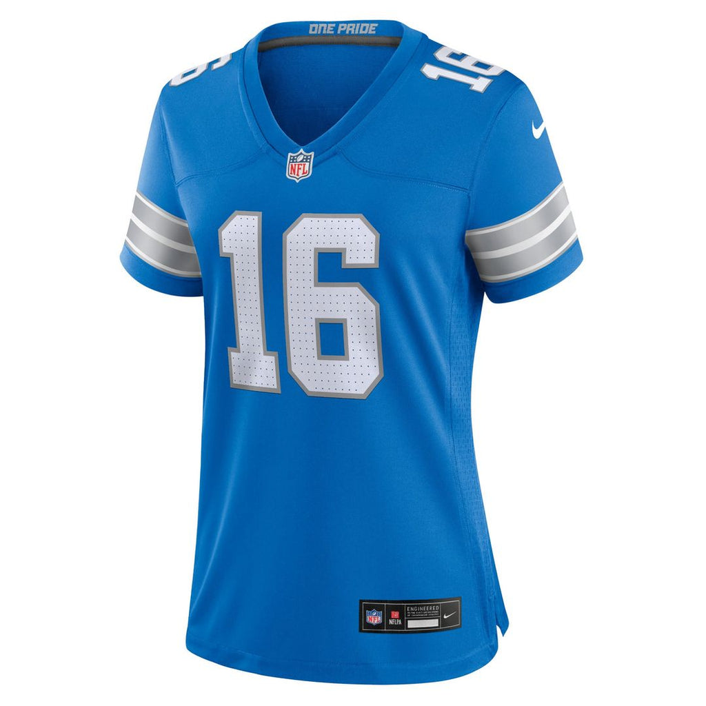 Jared Goff Detroit Lions Women's 2nd Alternate Game Jersey - Black