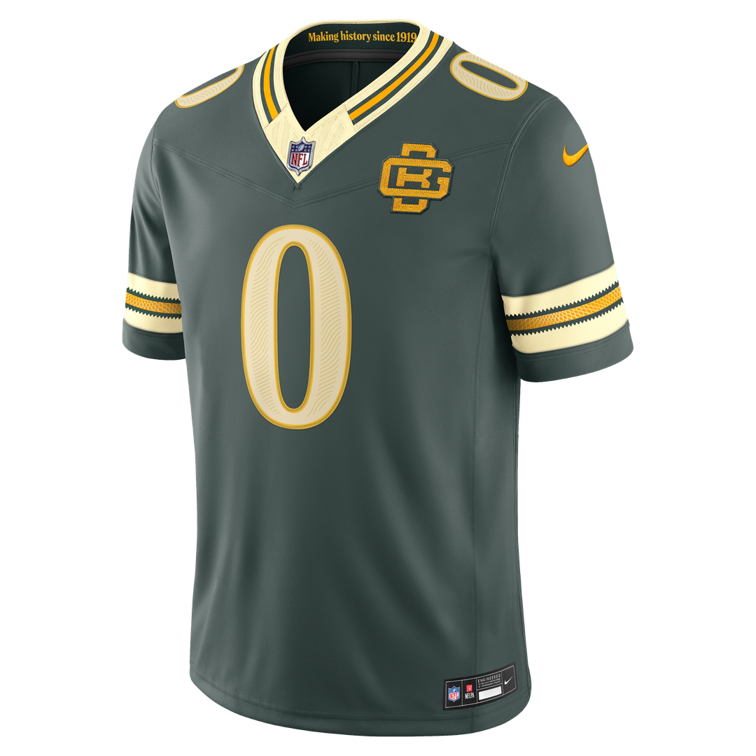 Matthew Golden Green Bay Packers 2026 Rivalries Collection Stitched Limited Jersey - Green