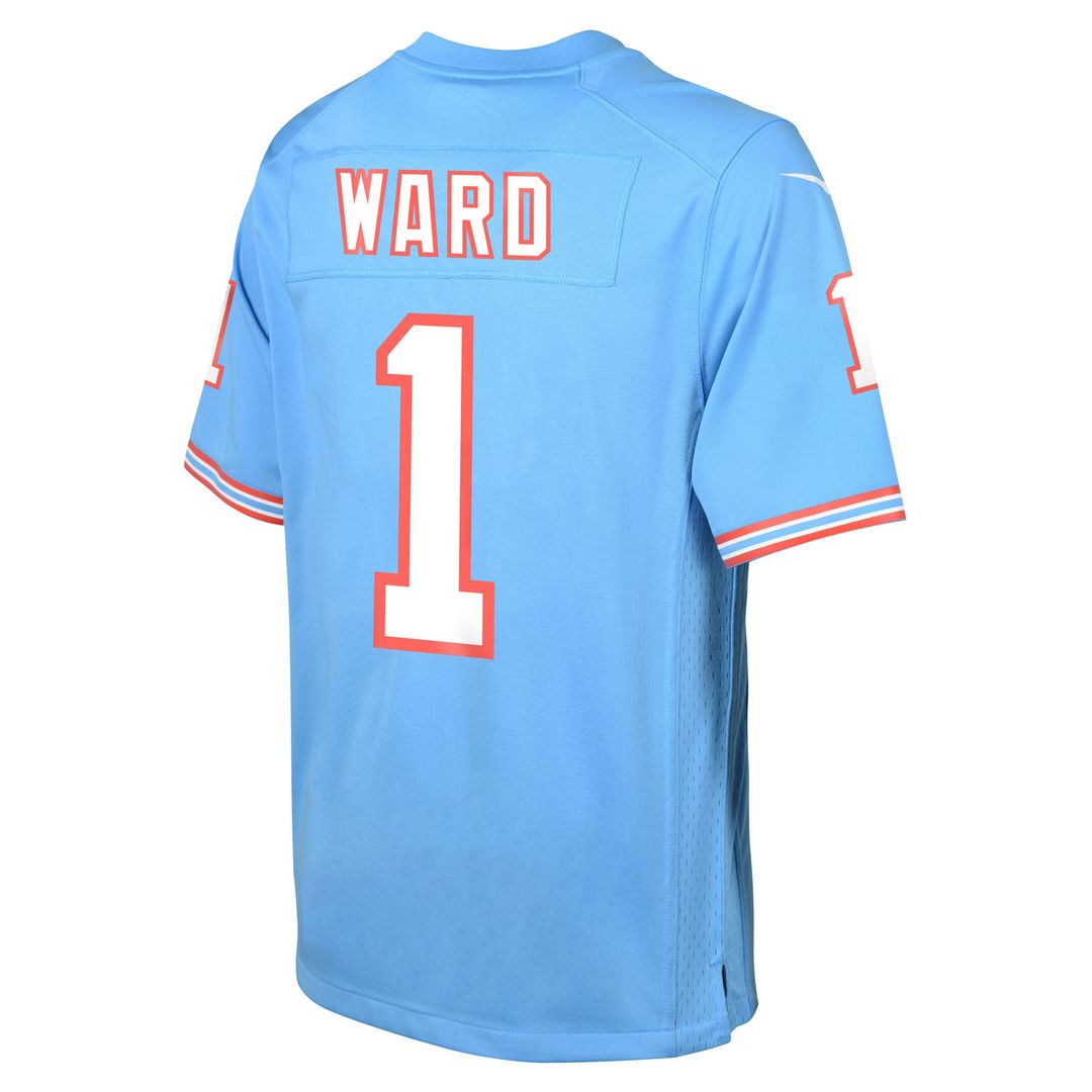 Cameron Ward Tennessee Titans Youth Alternate Game Jersey - Light Blue