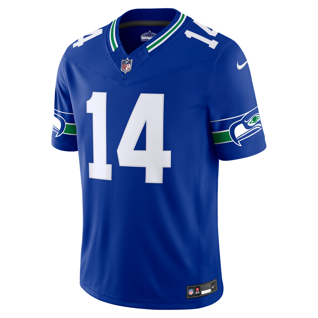 Sam Darnold Seattle Seahawks Alternate Vapor F.U.S.E. Stitched Limited Jersey - Royal