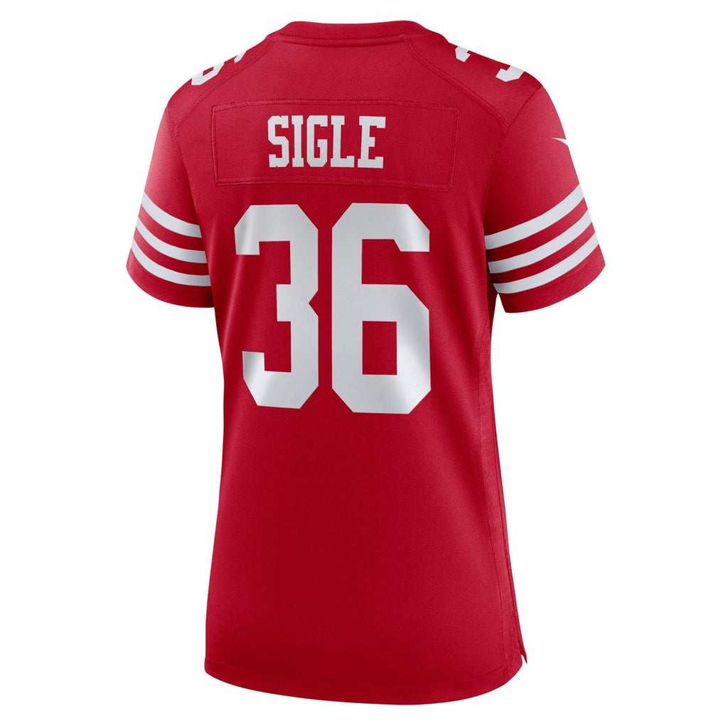 Marques Sigle San Francisco 49ers Women's Team Game Jersey - Scarlet
