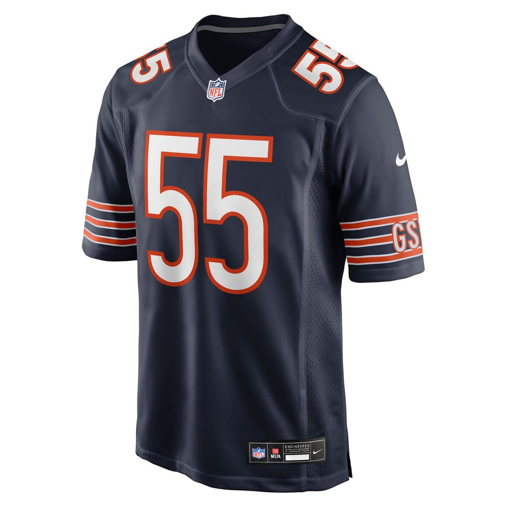 Dayo Odeyingbo Chicago Bears Team Game Jersey - Navy
