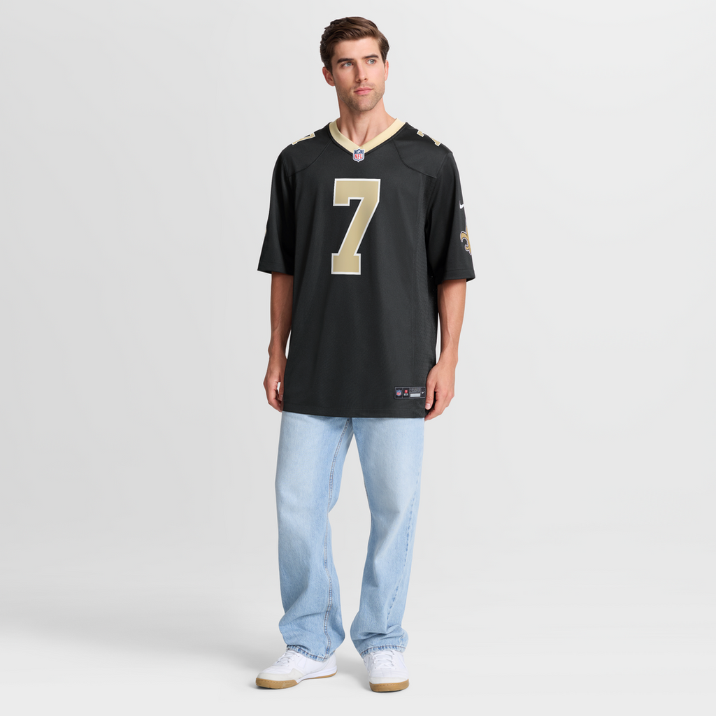 Morten Andersen New Orleans Saints Game Retired Player Jersey - Black