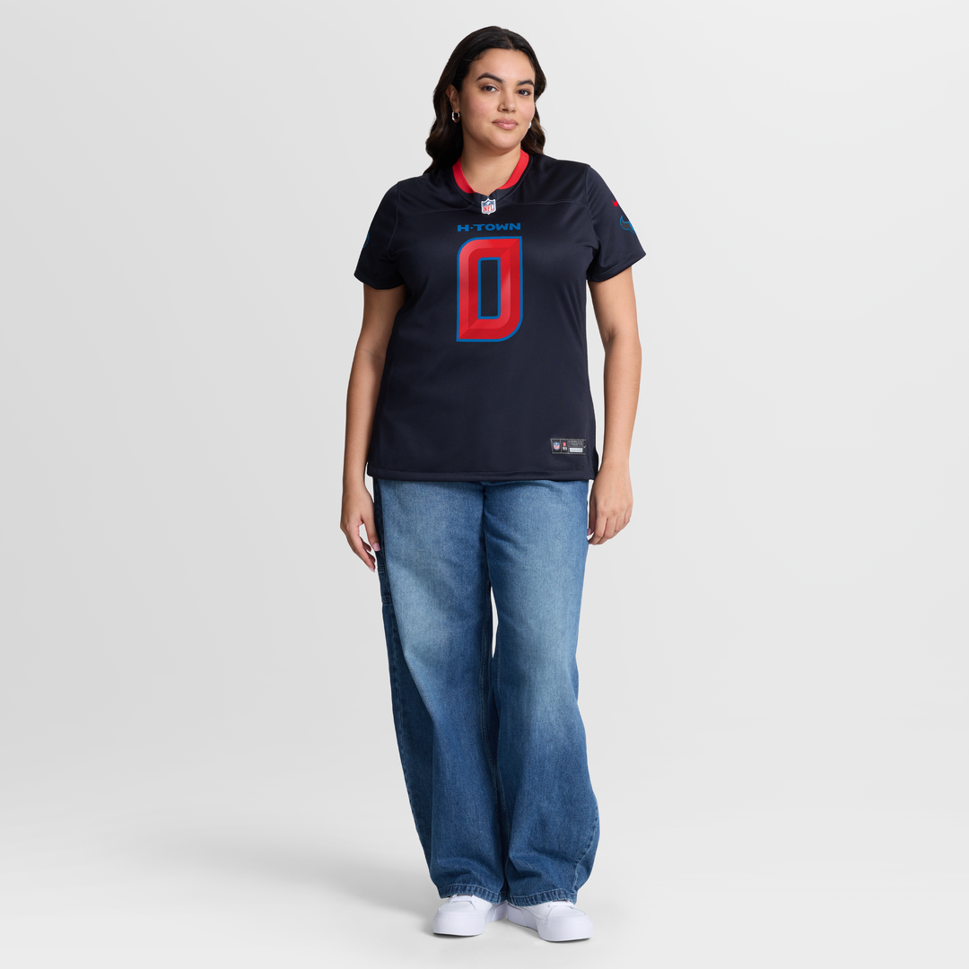 Azeez Al - Shaair Houston Texans Women's Alternate Game Jersey - Navy