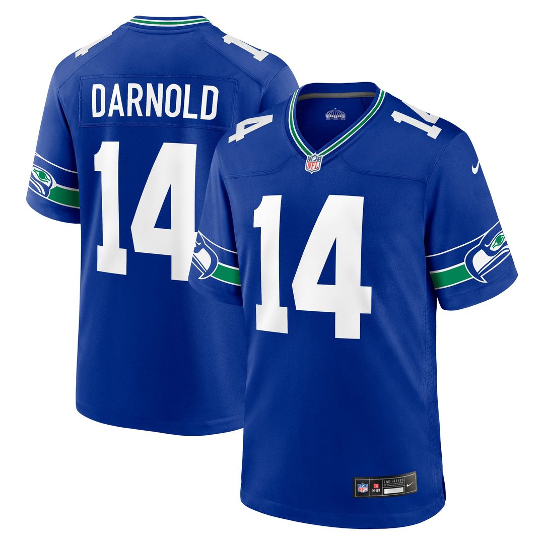 Sam Darnold Seattle Seahawks Alternate Game Player Jersey - Royal