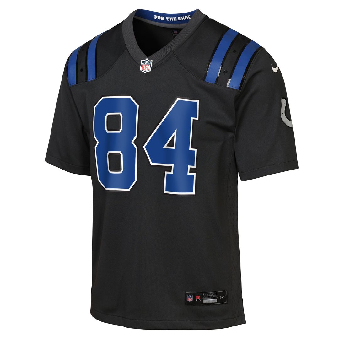 Tyler Warren Indianapolis Colts Youth 2026 Rivalries Collection Game Jersey - Anthracite