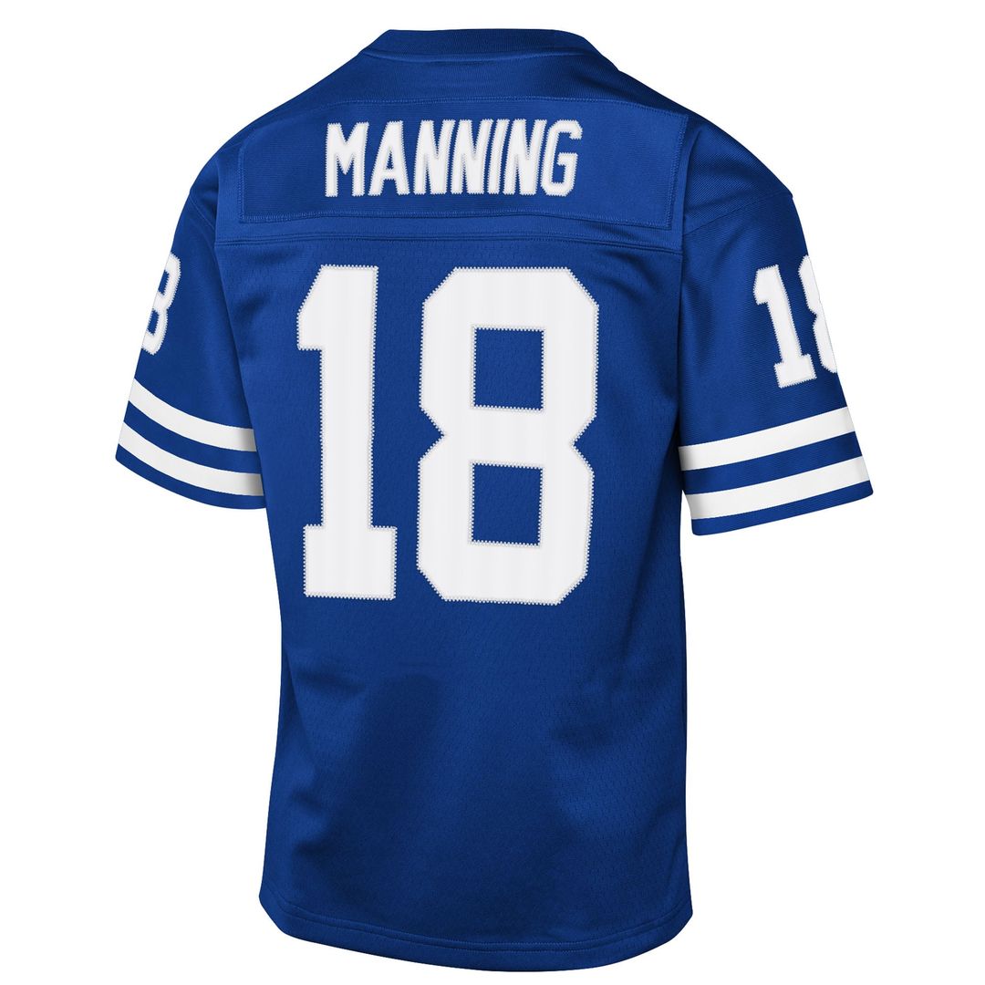 Peyton Manning Indianapolis Colts Youth 1998 Throwback Fashion Jersey - Royal