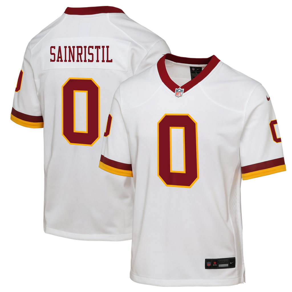 Mike Sainristil Washington Commanders Youth Alternate 2 Game Jersey - White