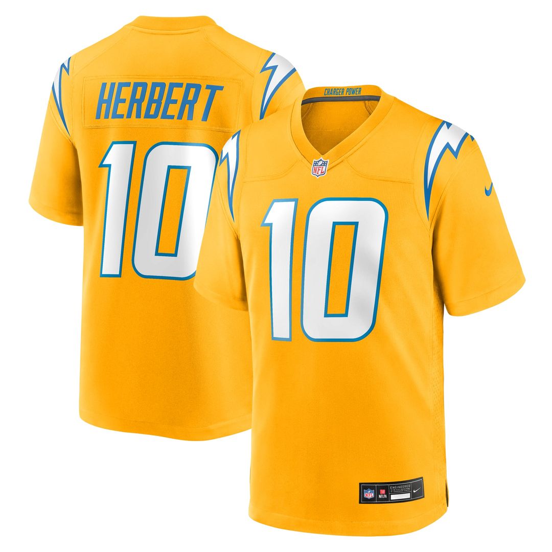 Justin Herbert Los Angeles Chargers Player Game Jersey - Powder Blue