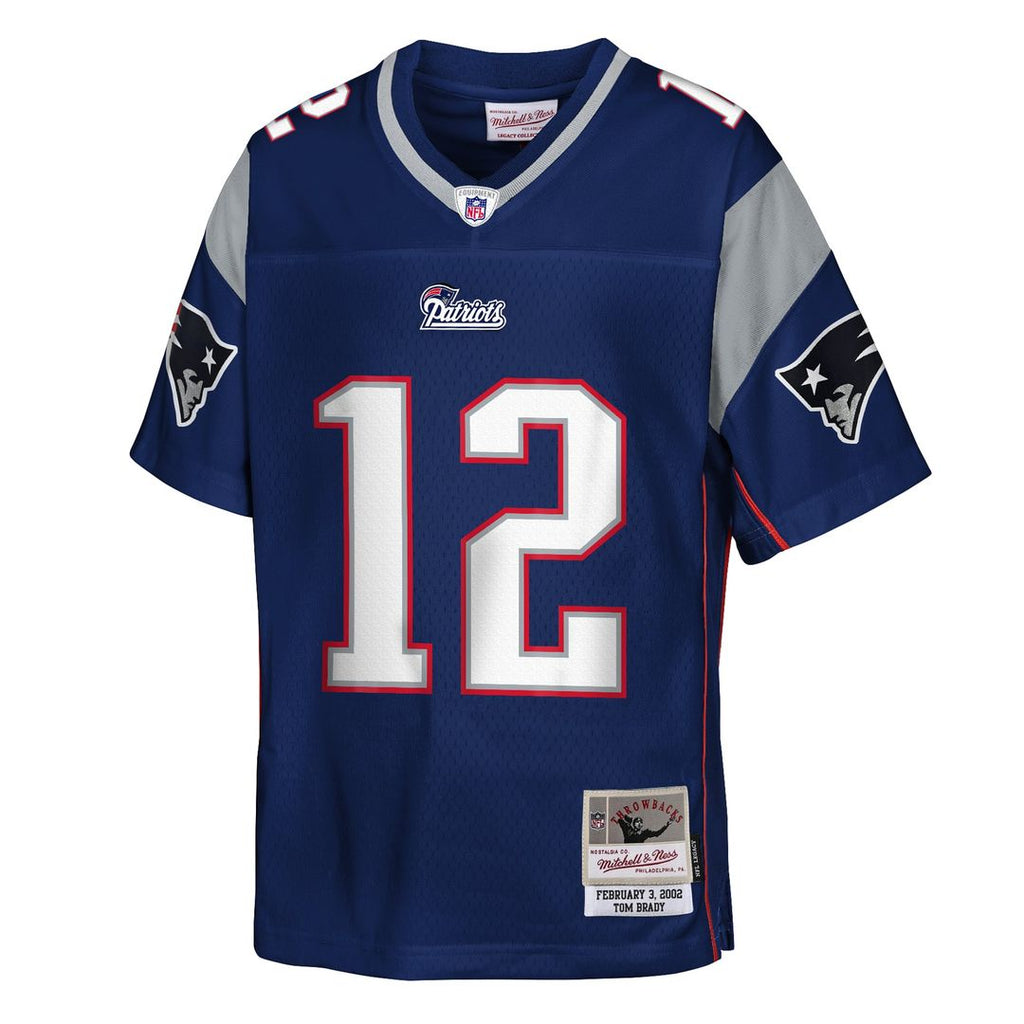 Tom Brady New England Patriots Youth Legacy Retired Player Jersey - Navy