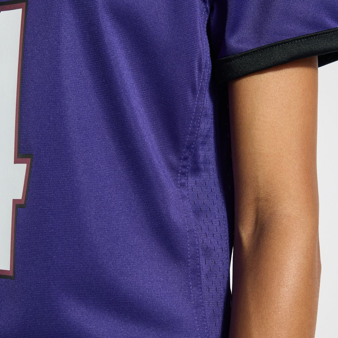 Zay Flowers Baltimore Ravens Women's Team Game Jersey - Purple