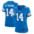 Amon - Ra St. Brown Detroit Lions Women's Team Game Jersey - Blue