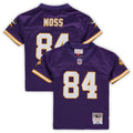 Randy Moss Minnesota Vikings Male Preschool 1998 Retired Legacy Jersey - Purple