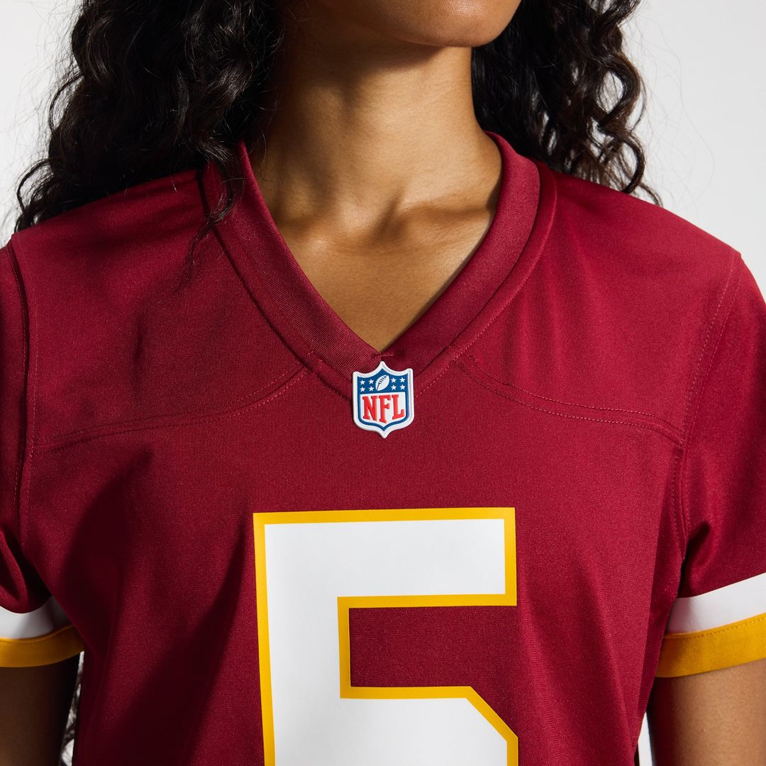 Jayden Daniels Washington Commanders Women's Game Jersey - Burgundy