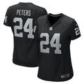 Marcus Peters Las Vegas Raiders Women's Team Game Jersey - Black