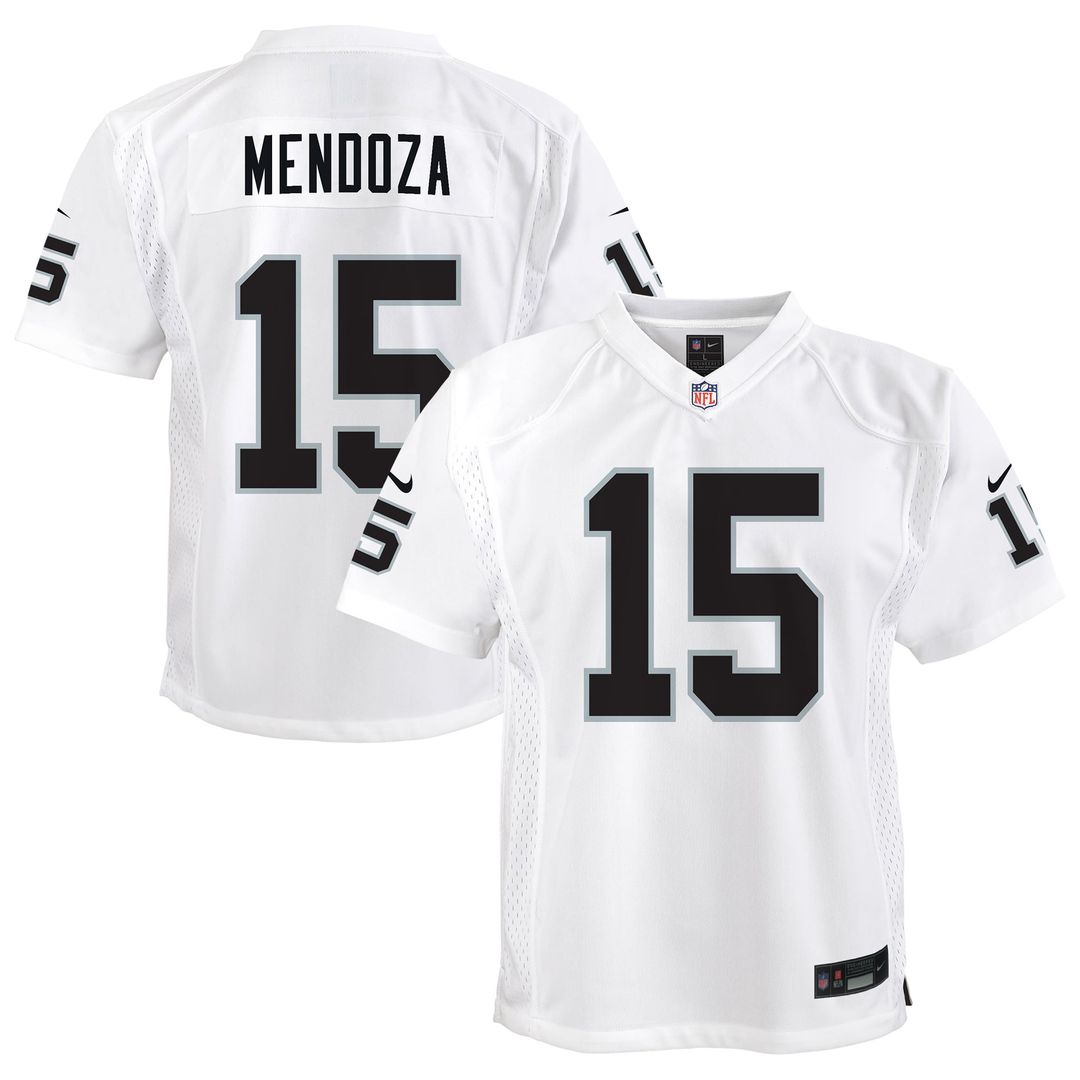 Fernando Mendoza Las Vegas Raiders Youth Team Game Jersey - Black