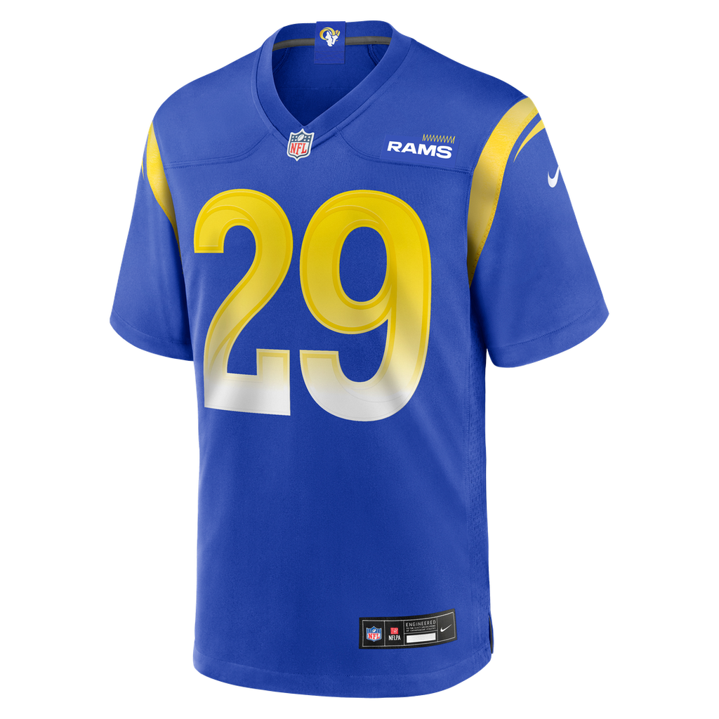 Eric Dickerson Los Angeles Rams Game Retired Player Jersey - Royal