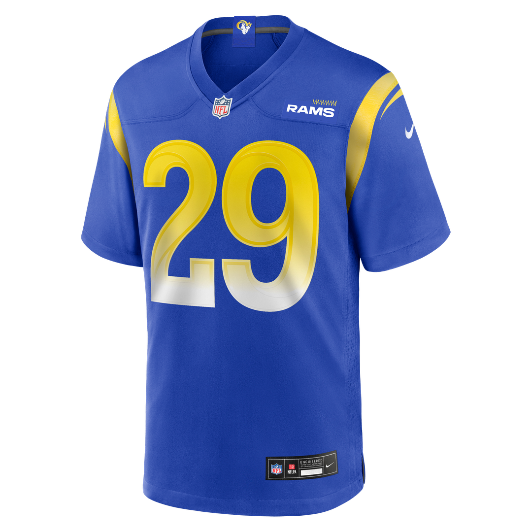 Eric Dickerson Los Angeles Rams Game Retired Player Jersey - Royal