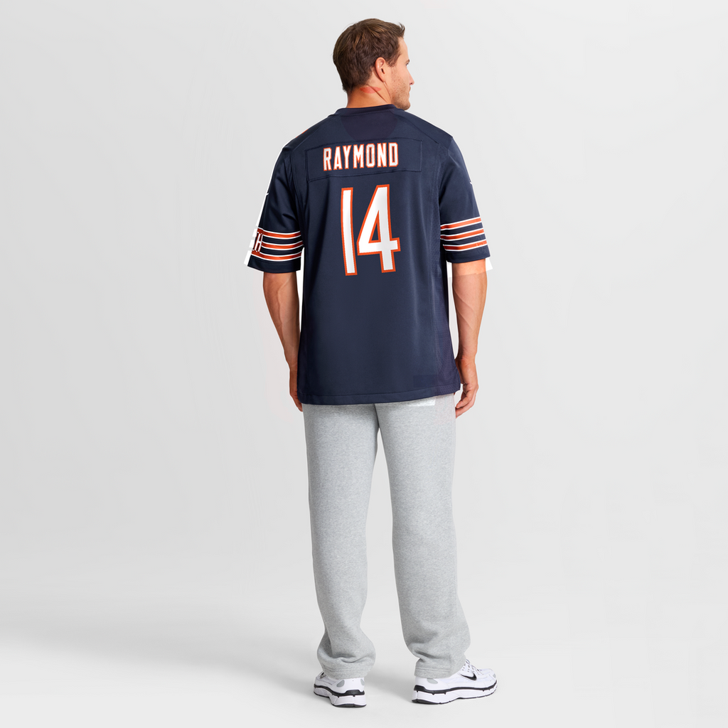Kalif Raymond Chicago Bears Team Game Jersey - Navy