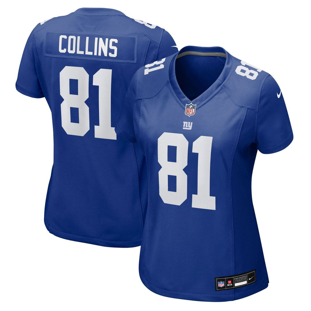 Beaux Collins New York Giants Women's Team Game Jersey - Royal