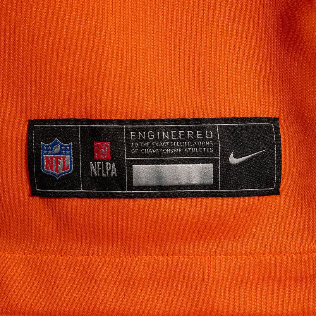 Nate Adkins Denver Broncos Team Game Jersey - Orange