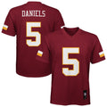 Jayden Daniels Washington Commanders Outerstuff Youth Team Replica Jersey - Burgundy