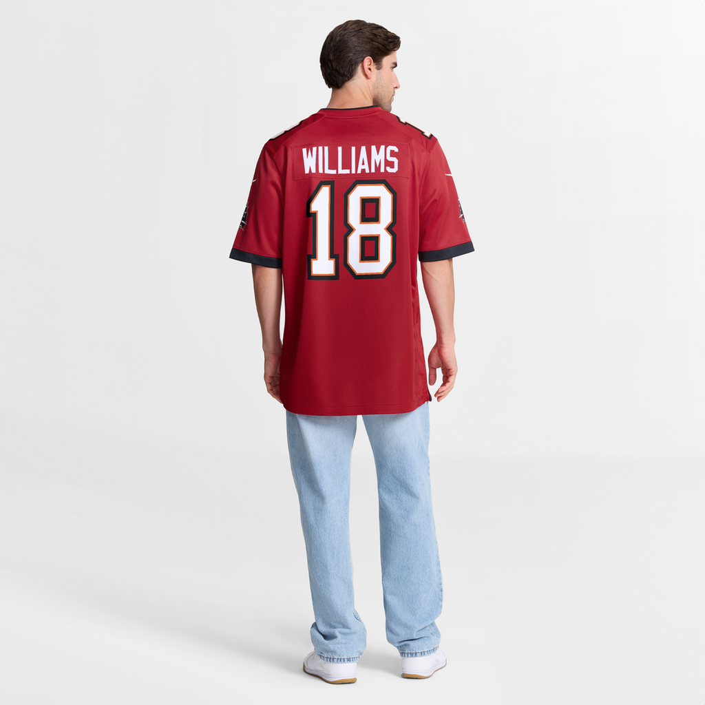 Josh Williams Tampa Bay Buccaneers Team Game Jersey - Red