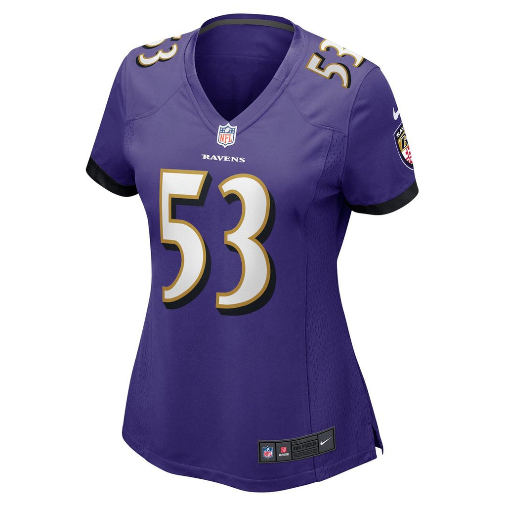 Kyle Van Noy Baltimore Ravens Women's Game Jersey - Purple