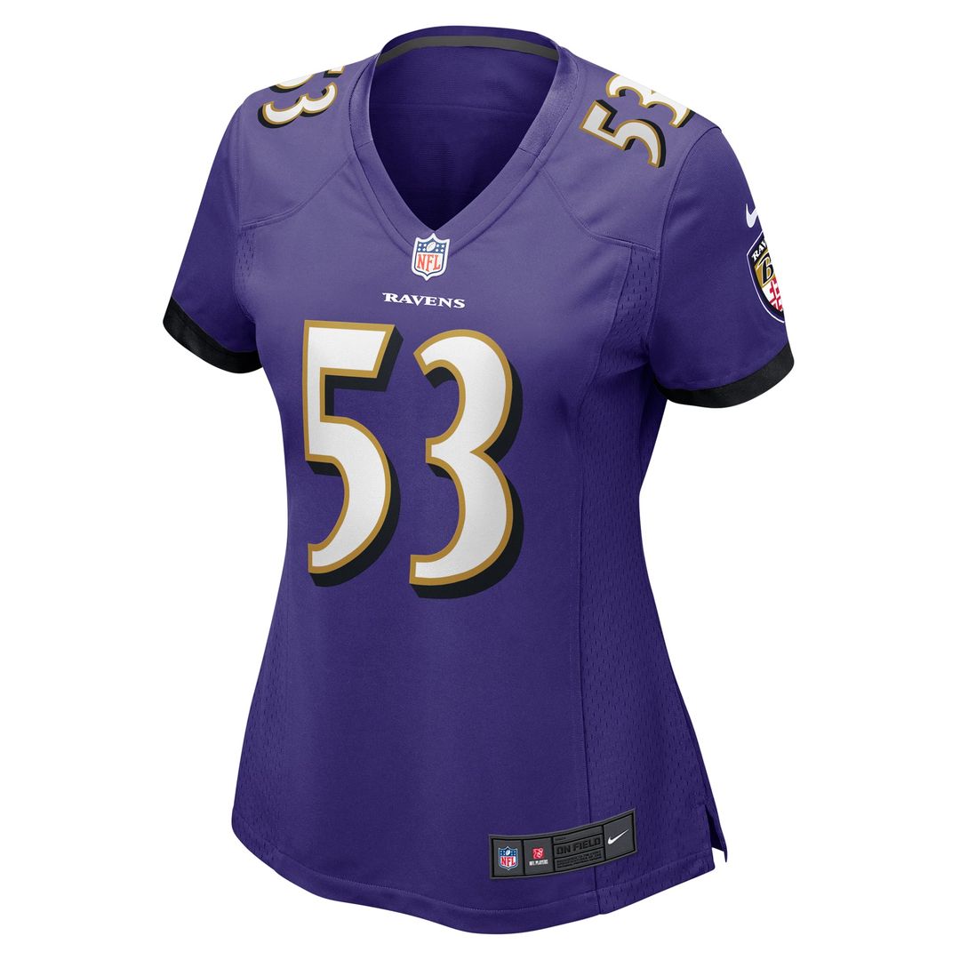 Kyle Van Noy Baltimore Ravens Women's Game Jersey - Purple