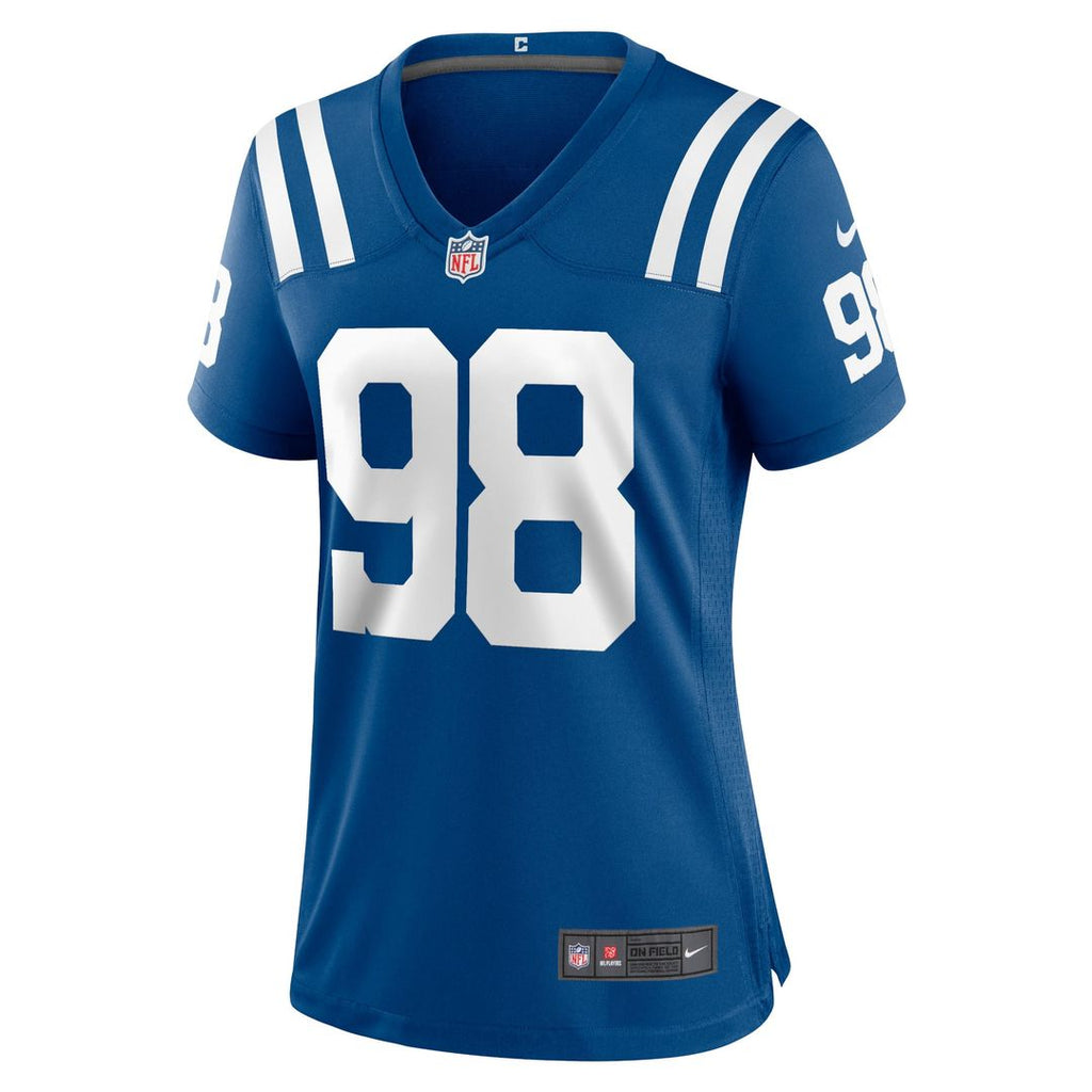 Tony Siragusa Indianapolis Colts Women's Game Retired Player Jersey - Royal