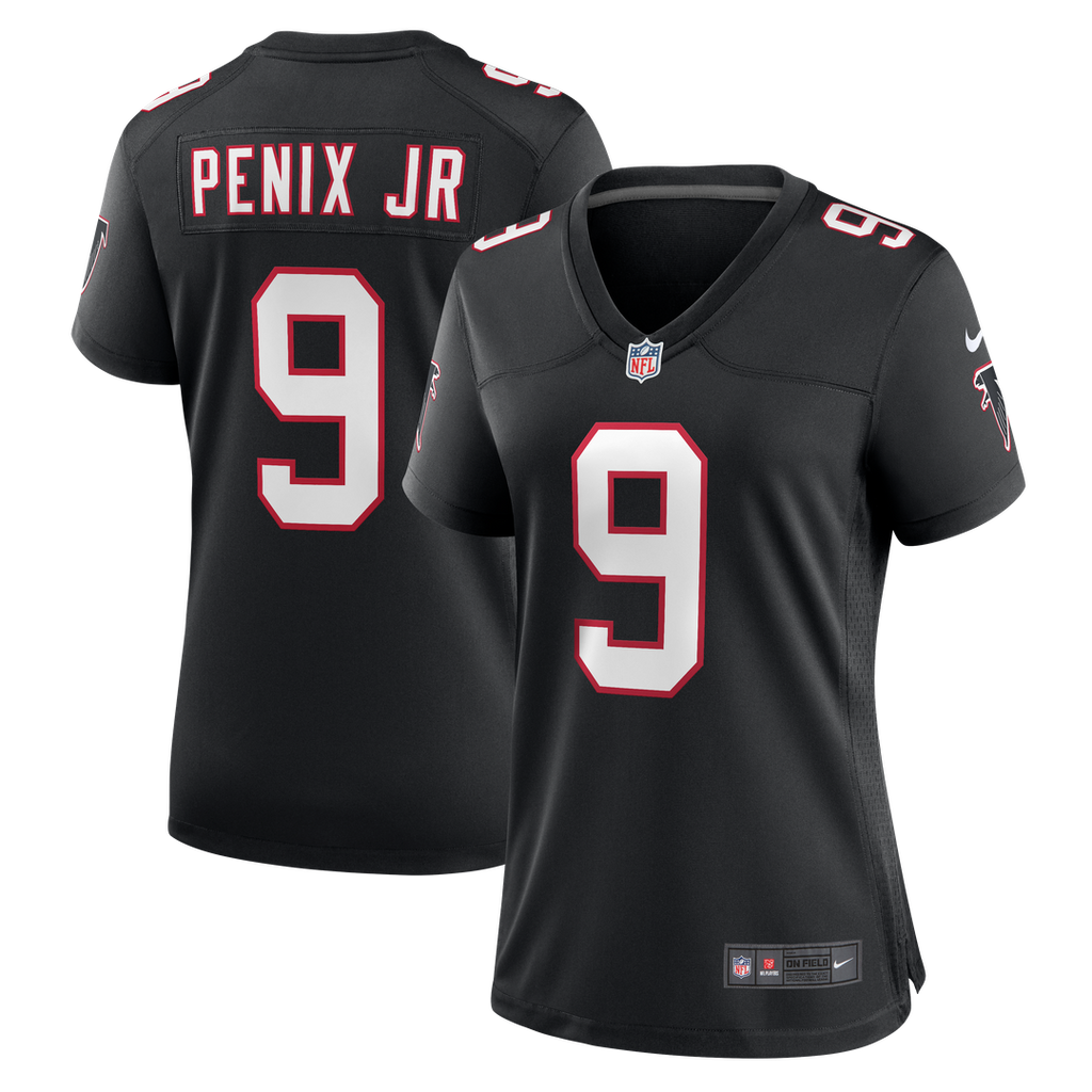 Michael Penix Jr. Atlanta Falcons Women's Alternate Game Jersey - Black