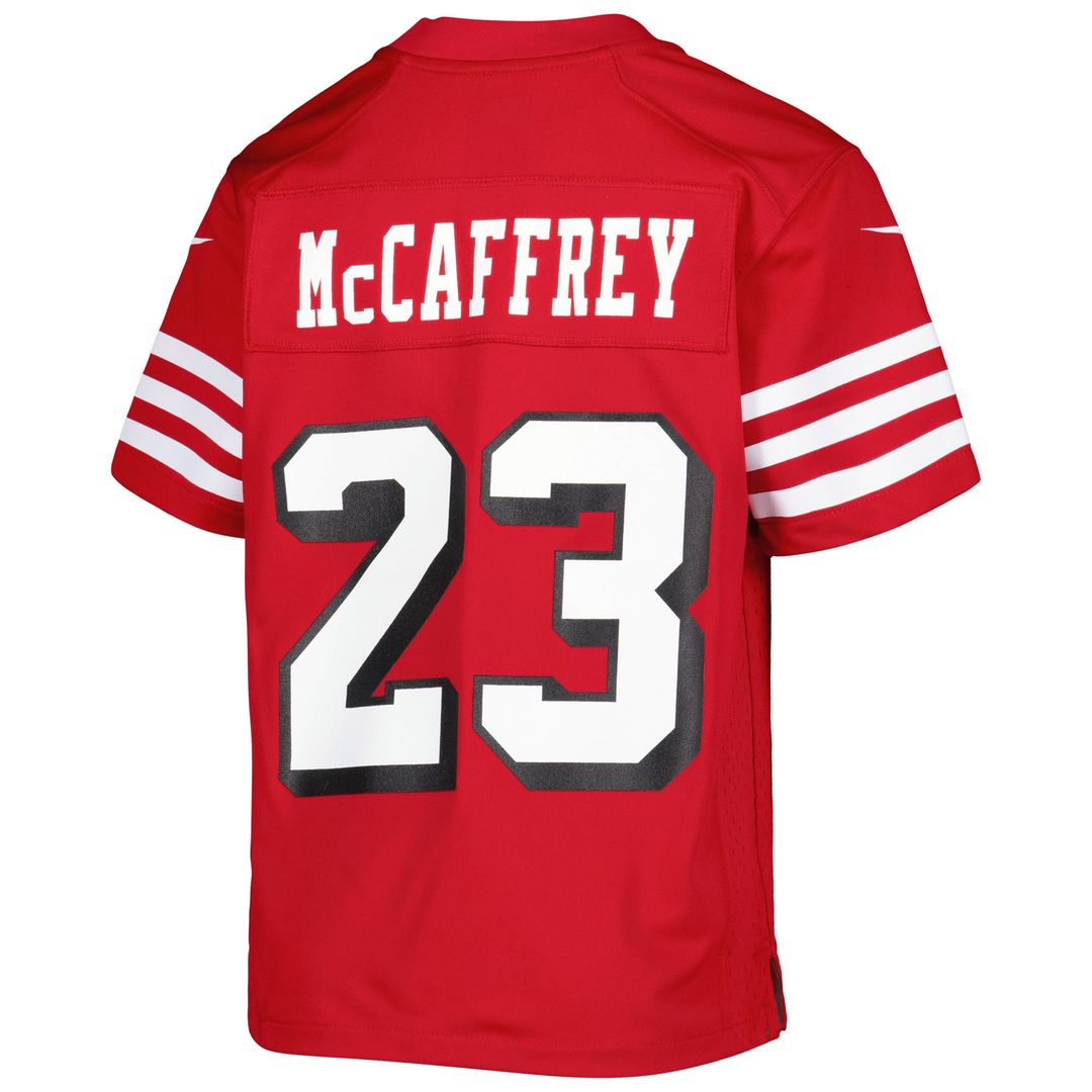 Christian McCaffrey San Francisco 49ers Youth Game Jersey - Scarlet