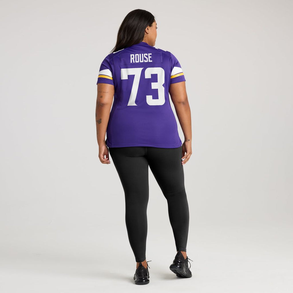 Walter Rouse Minnesota Vikings Women's Team Game Jersey - Purple