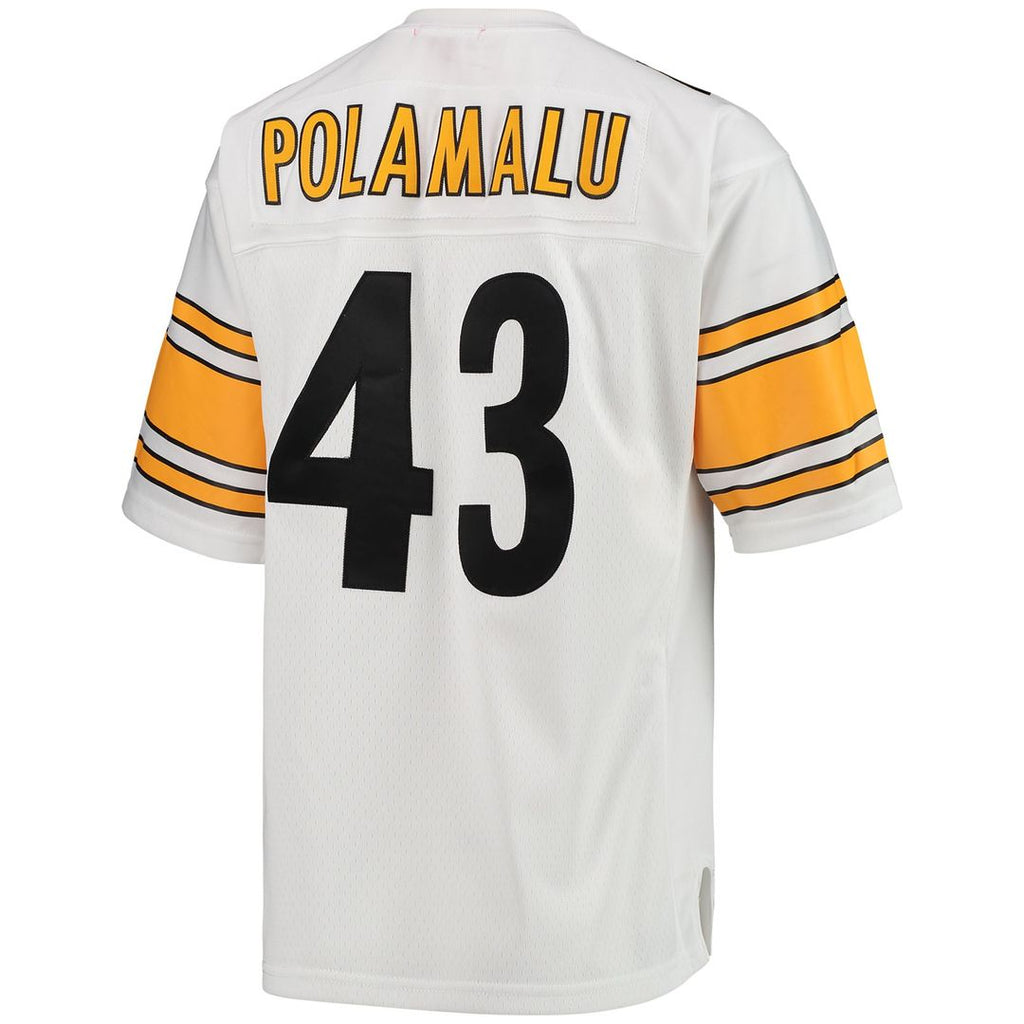 Troy Polamalu Pittsburgh Steelers Women's Legacy Replica Team Jersey - Black