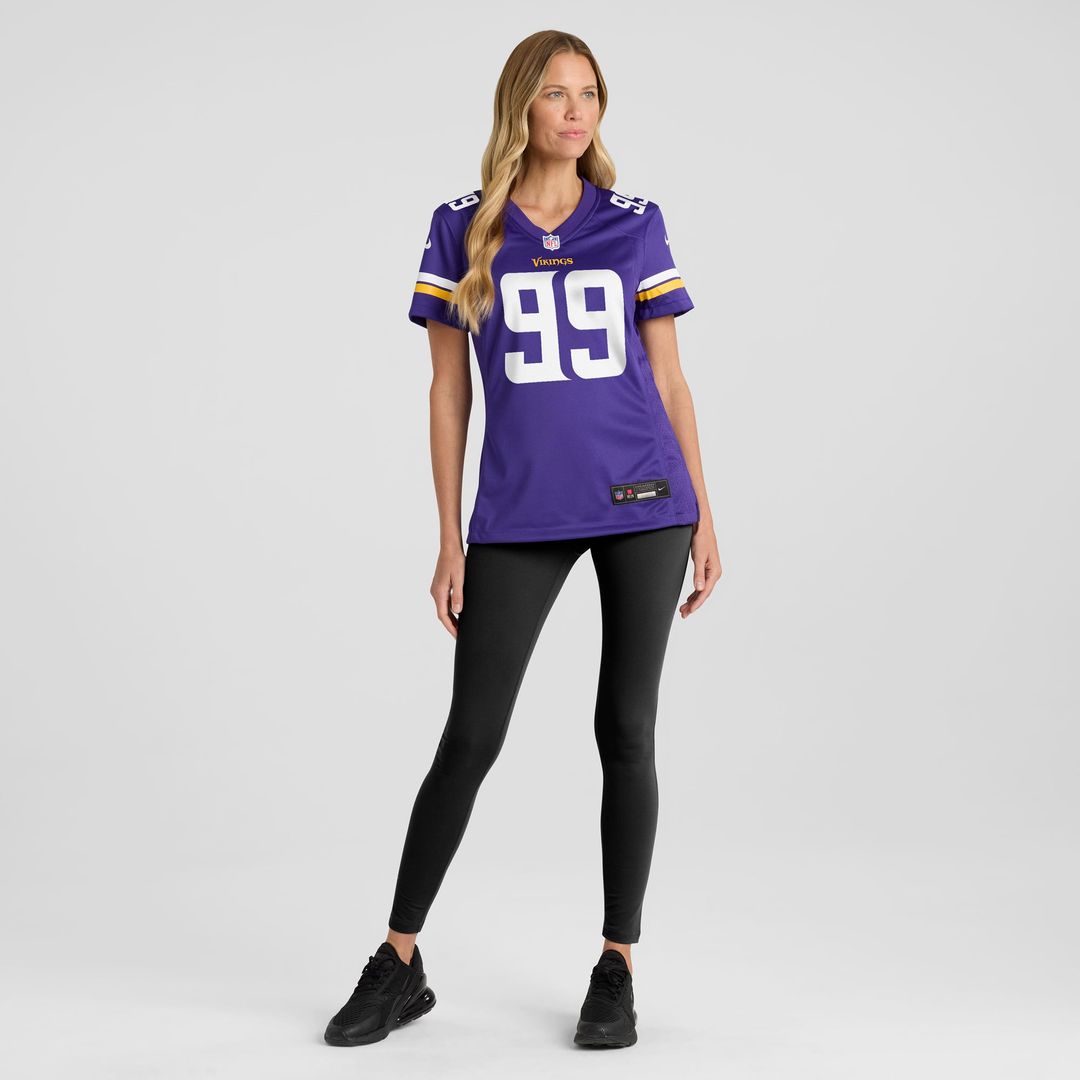 Elijah Williams Minnesota Vikings Women's Team Game Jersey - Purple