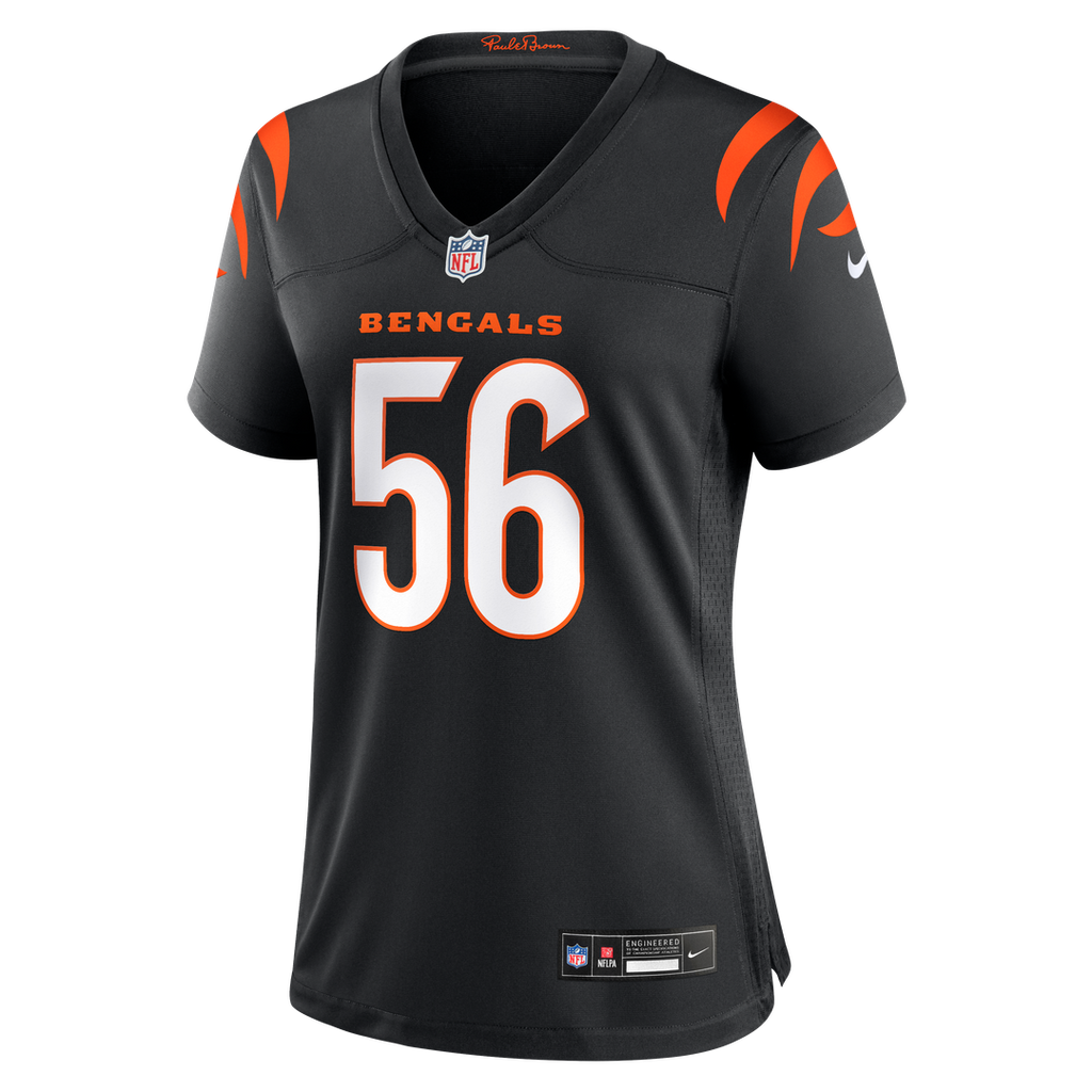 Garmon Randolph Cincinnati Bengals Women's Team Game Jersey - Black