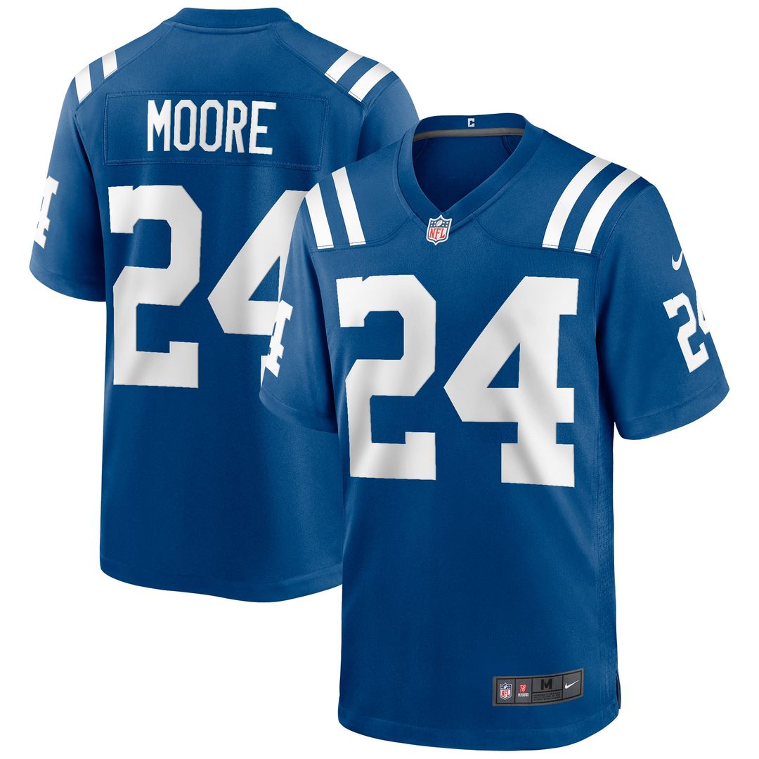 Lenny Moore Indianapolis Colts Game Retired Player Jersey - Royal