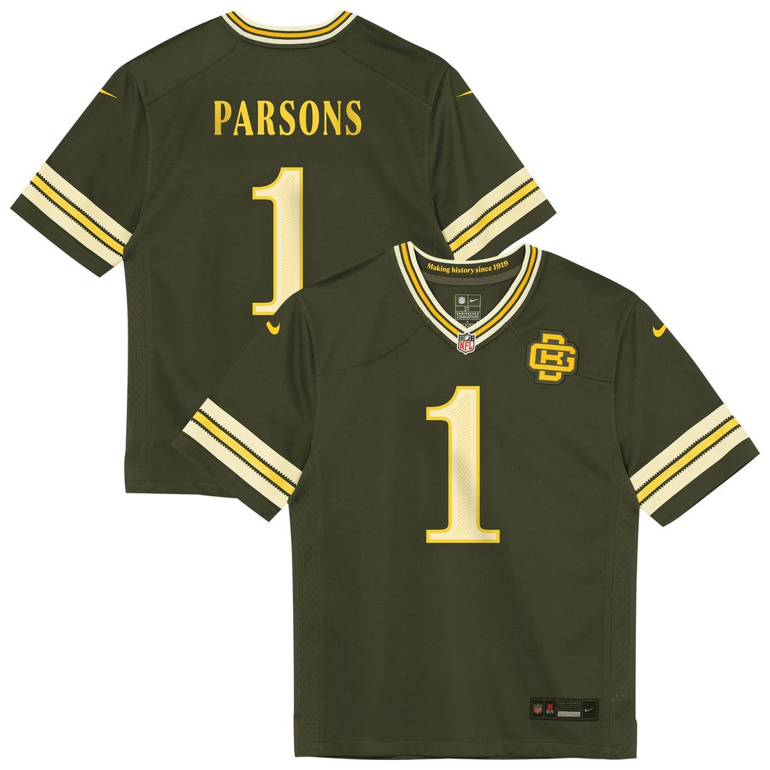 Micah Parsons Green Bay Packers Toddler 2026 Rivalries Collection Game Jersey - Green