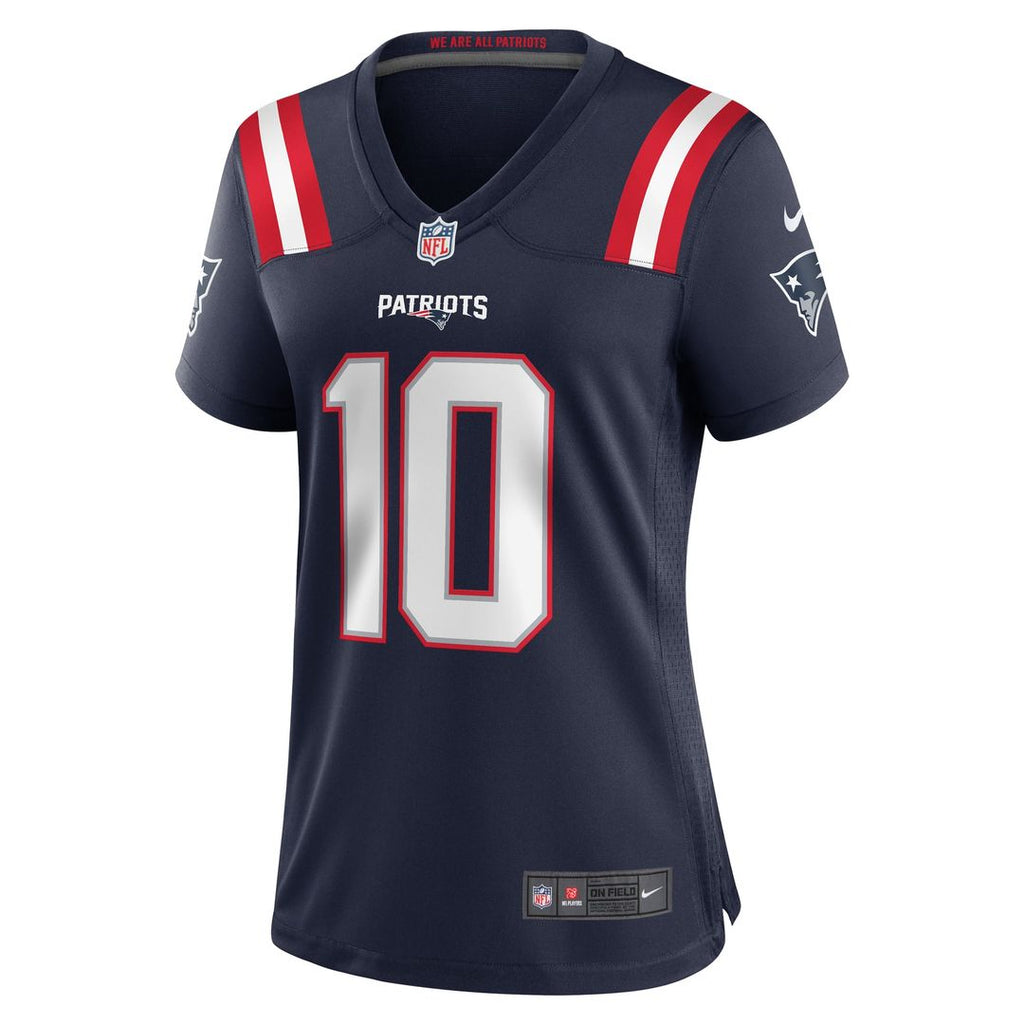 Drake Maye New England Patriots Women's Player Game Jersey - Navy