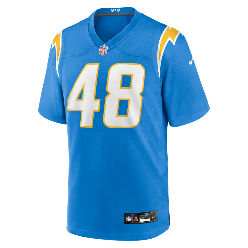 Bud Dupree Los Angeles Chargers Team Game Jersey - Powder Blue